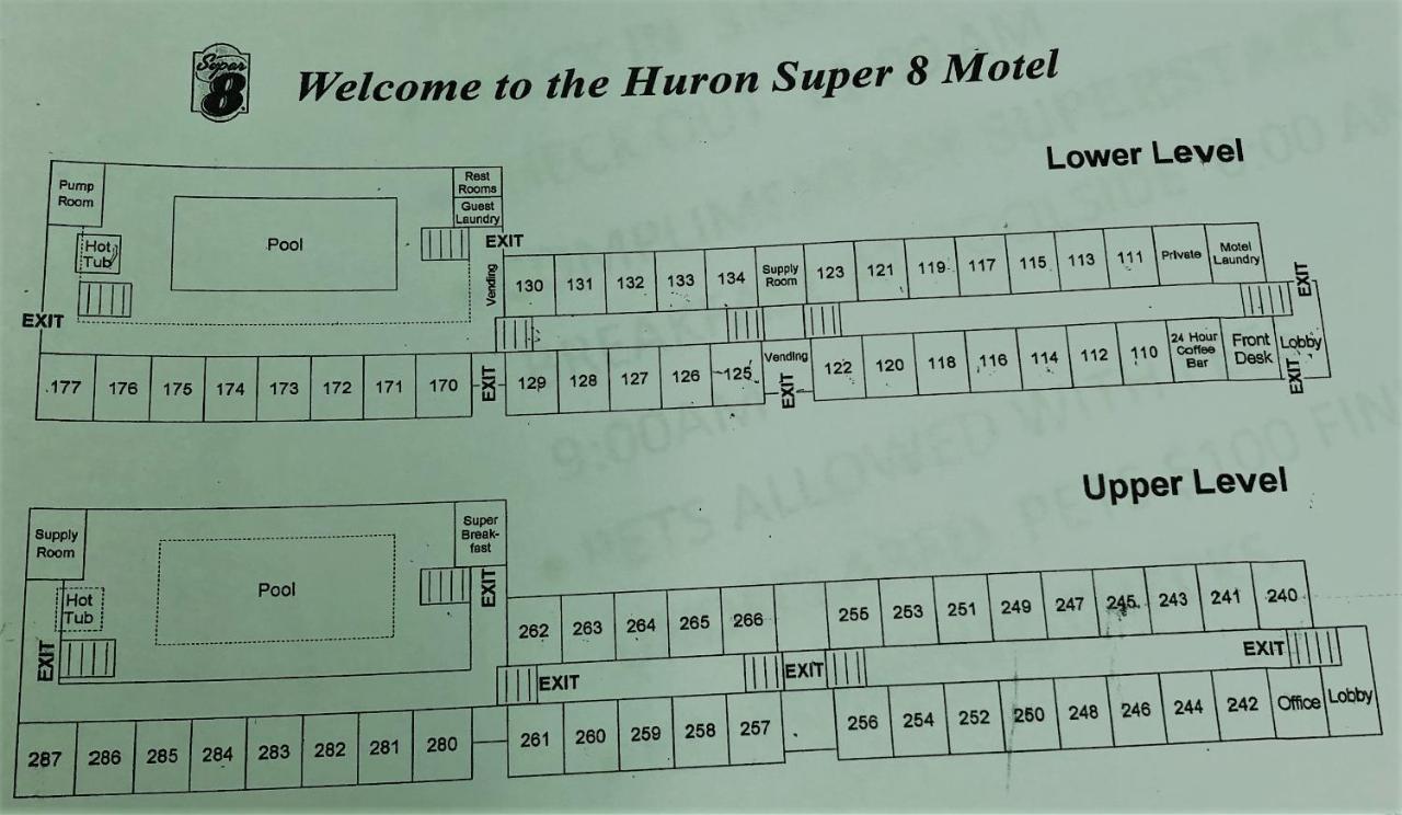 Super 8 By Wyndham Huron Ngoại thất bức ảnh